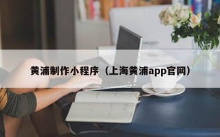 衡阳黄浦制作小程序（上海黄浦app官网）