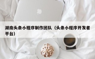 衡阳湖南头条小程序制作团队（头条小程序开发者平台）